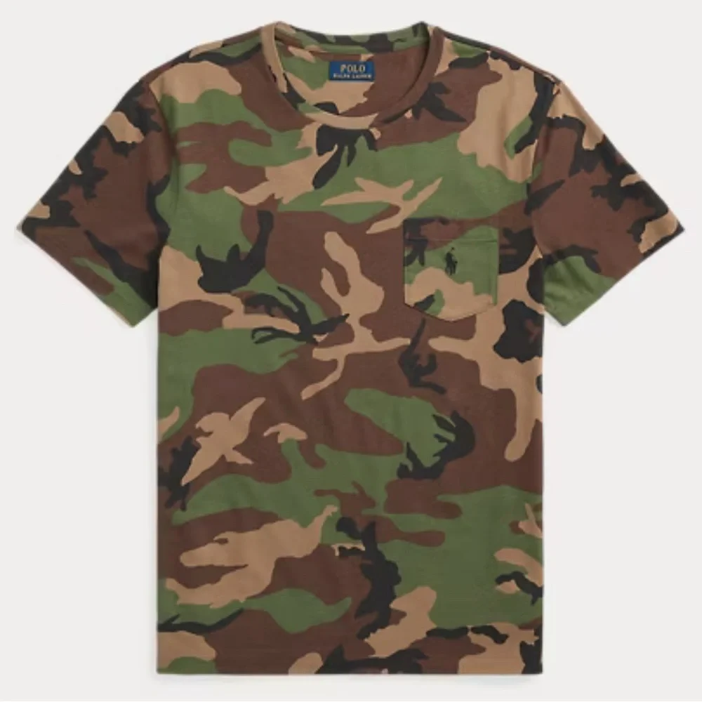 Polo Ralph Lauren Men’s Classic Fit Camo Jersey Pocket T-Shirt, XL - Picture 7 of 8